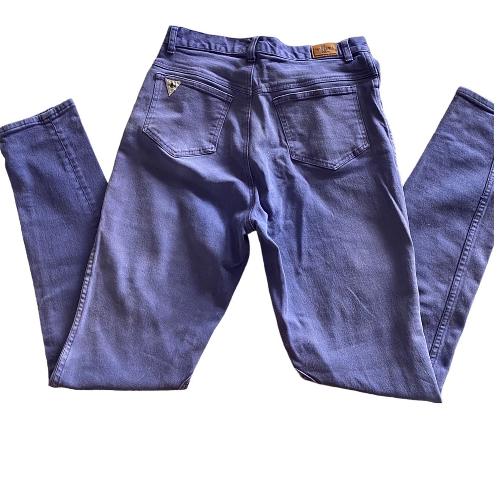 Vintage Miller's High Rise Purple Riding Jeans No Flaws Tapered Legs Size 30